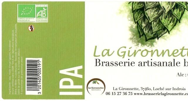 La Gironnette IPA, Brasserie La Gironnette