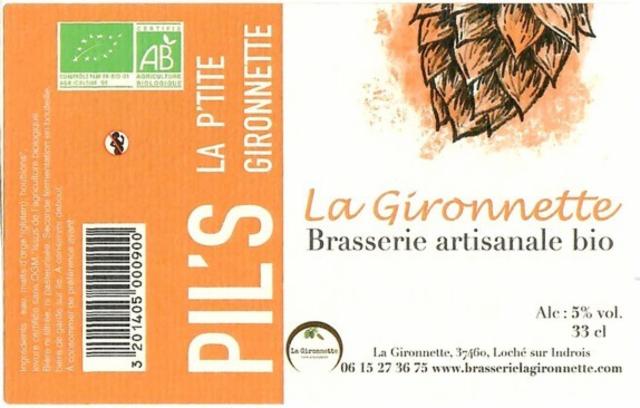 La Gironnette Pil's 5.0%, Brasserie La Gironnette, France