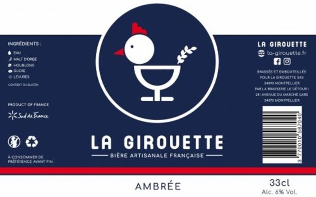 La Girouette Ambrée 6.0%, La Girouette, France