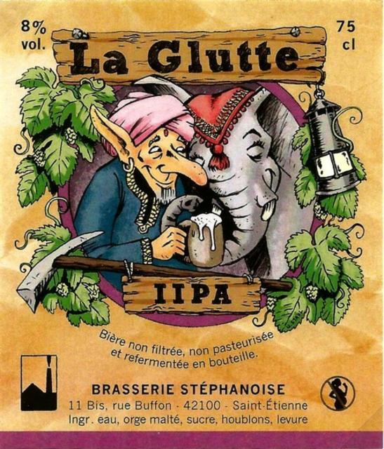 La Glütte IPA 8.0%, La Brasserie Stéphanoise, France