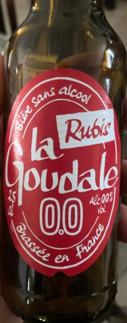 La goudale rubis 0.0%, Brasserie Goudale (De Gayant), France