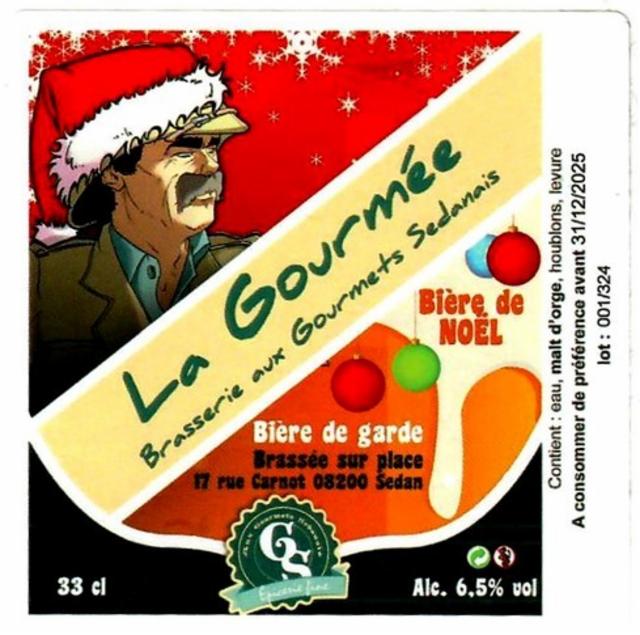 La Gourmée De Noël 6.5%, Aux Gourmets Sedanais, France