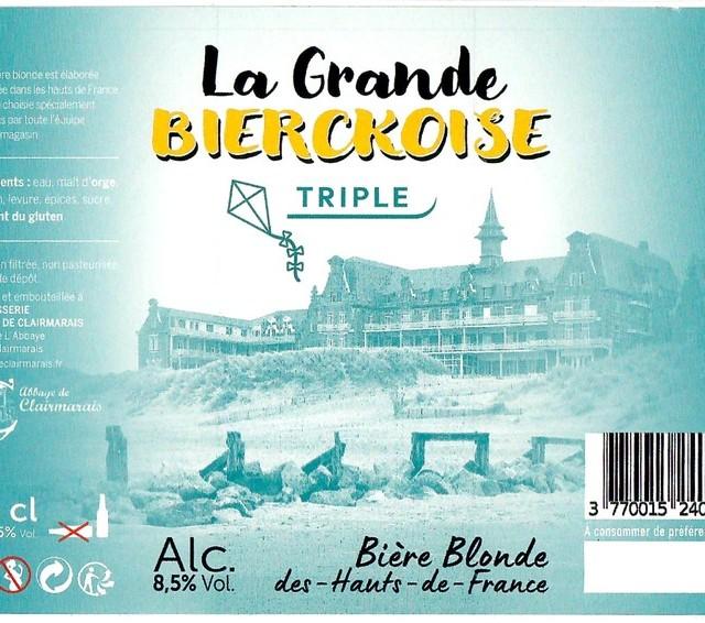 La Grande Bierckoise 8.5%, Abbaye De Clairmarais, France