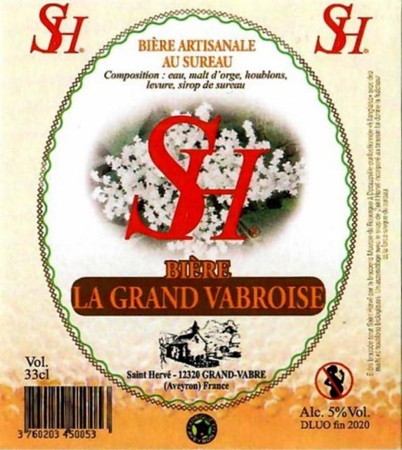 La Grande Vabroise 5.0%, Mousses Du Rouergue, France