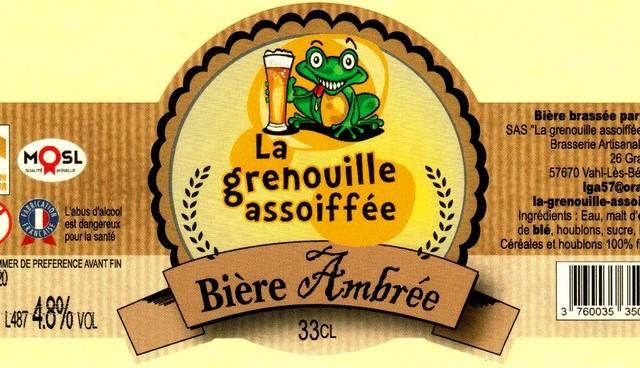 La Grenouille Assoiffée Ambrée 4.8%, La Grenouille Assoiffée, France