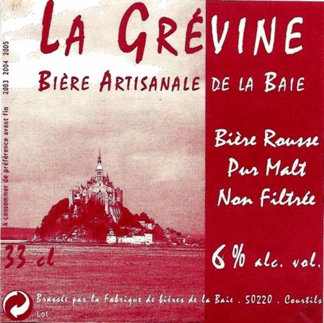 La Grévine 6.0%, Brasserie De La Baie, France