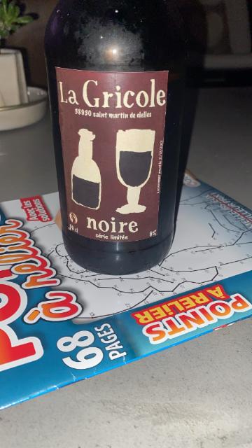 La Gricole noire 6.0%, Brasserie De La Houblonnière (La Diligence), France