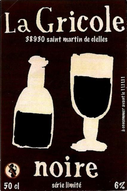 La Gricole Noire 6.0%, Brasserie De La Houblonnière (La Diligence), France