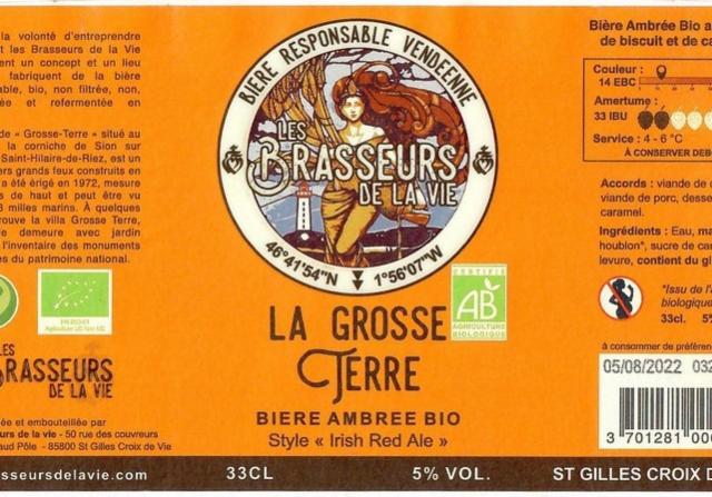 La Grosse Terre 5.5%, Les Brasseurs De La Vie, France