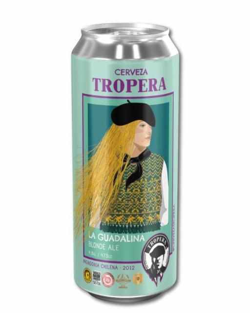 la guadalina 4.8%, Cerveza Tropera, Chile