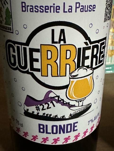 La Guerrière Blonde 7.0%, La Pause, France