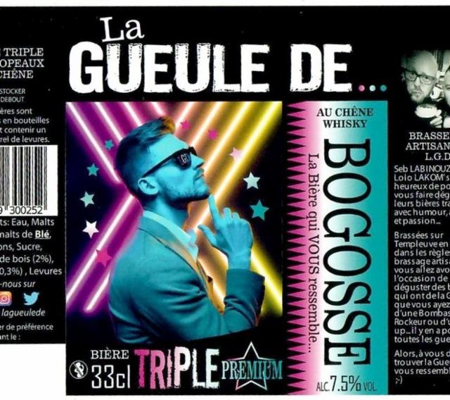 La Gueule De Bogosse 7.5%, Brasserie La Gueule De..., France