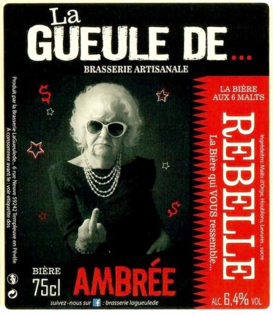 La Gueule De Rebelle 6.4%, Brasserie La Gueule De..., France