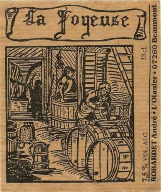 La Joyeuse Brune 7.5%, Brasserie De L'Olanier [Closed], France