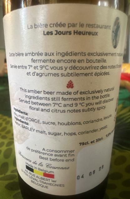 La kinkin, Brasserie De La Couronne