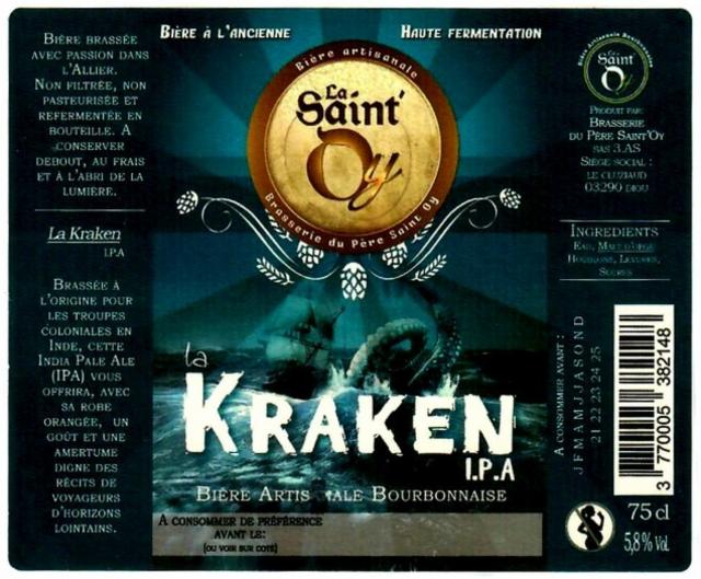 La Kraken, Brasserie Du Père Saint'Oy