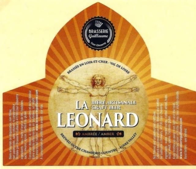 La Léonard Ambrée 6.5%, Brasserie Guillaume, France