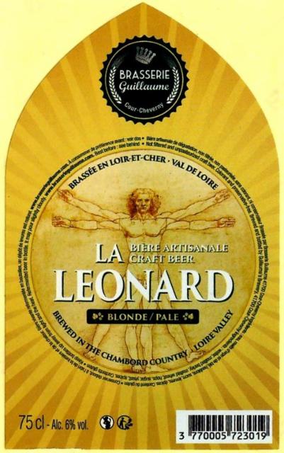 La Léonard Blonde 6.0%, Brasserie Guillaume, France