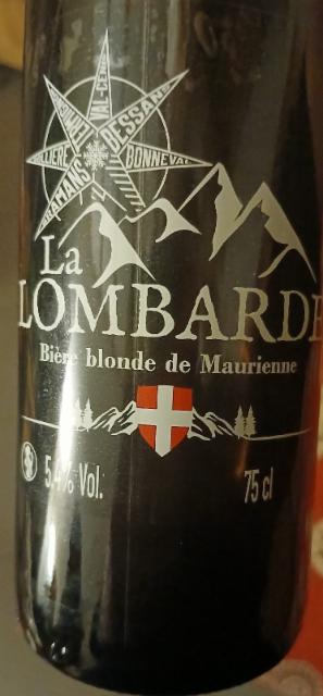La Lombarde 5.4%, Brasserie Des Terres Blanches (Punta), France