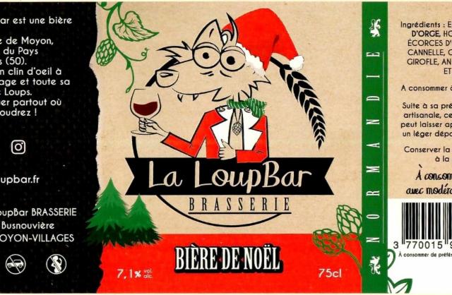 La Loup Bar De Noël 7.1%, La LoupBar Brasserie (Loup Bar), France