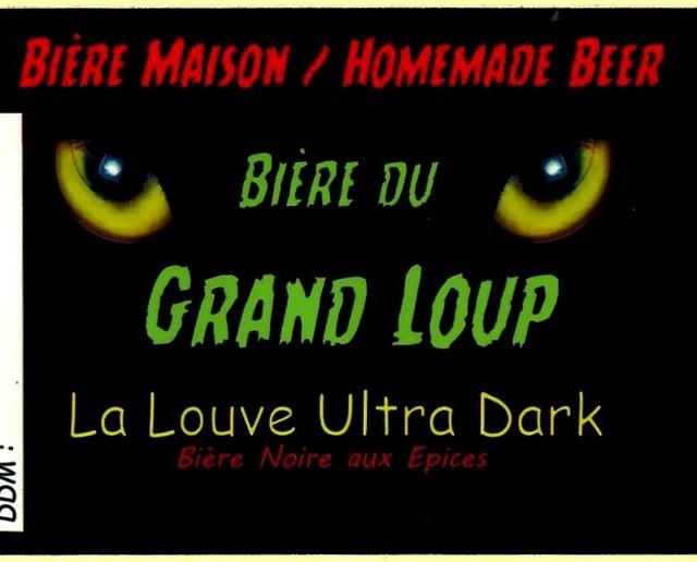 La Louve Ultra Dark 5.8%, La Bière Du Grand Loup (Kris Audié), France