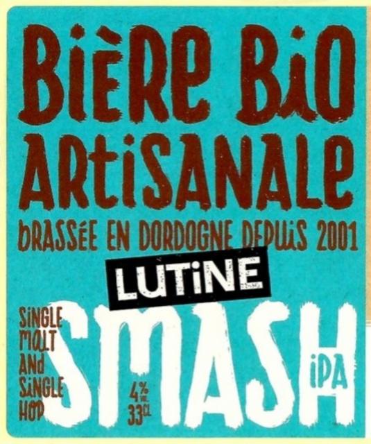 La Lutine Smash IPA 4.0%, Brasserie La Lutine, France