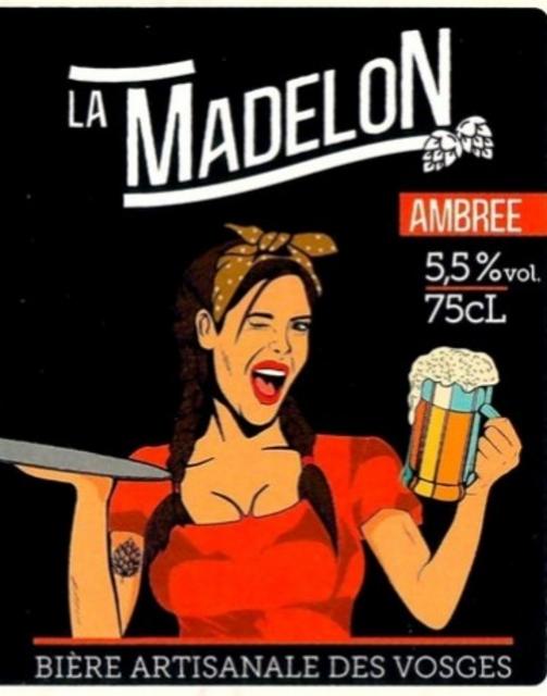 La Madelon Ambrée 5.5%, La Madelon - Brasserie Artisanale des Vosges, France
