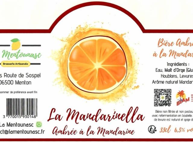 La Mandarinella 6.5%, La Mentounasc, France