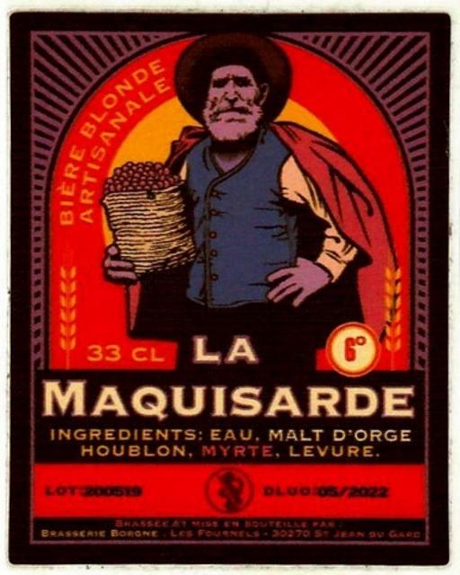 La Maquisarde 5.0%, Brasserie Borgne, France