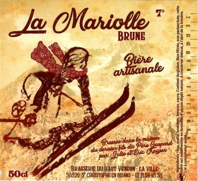 La Mariolle Brune 7.0%, Brasserie Du Haut-Vénéon (La Mariolle), France