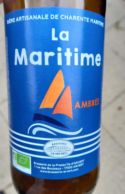 La Maritime Ambrée 5.0%, Brasserie De La Presqu'Île D'Arvert, France