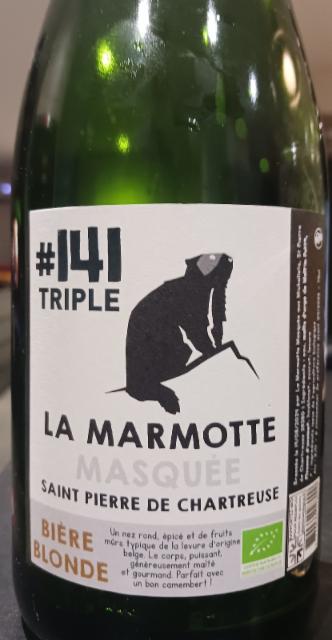 Brassin #141 Triple 8.4%, La Marmotte Masquée, France