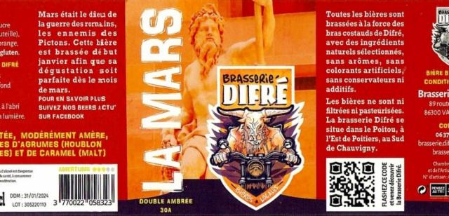 La Mars, Brasserie Difré