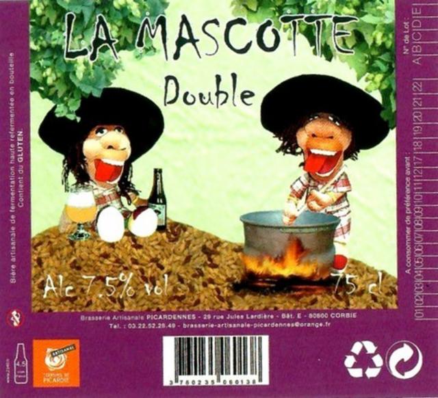La Mascotte Double 7.5%, Brasserie Artisanale Picardennes, France