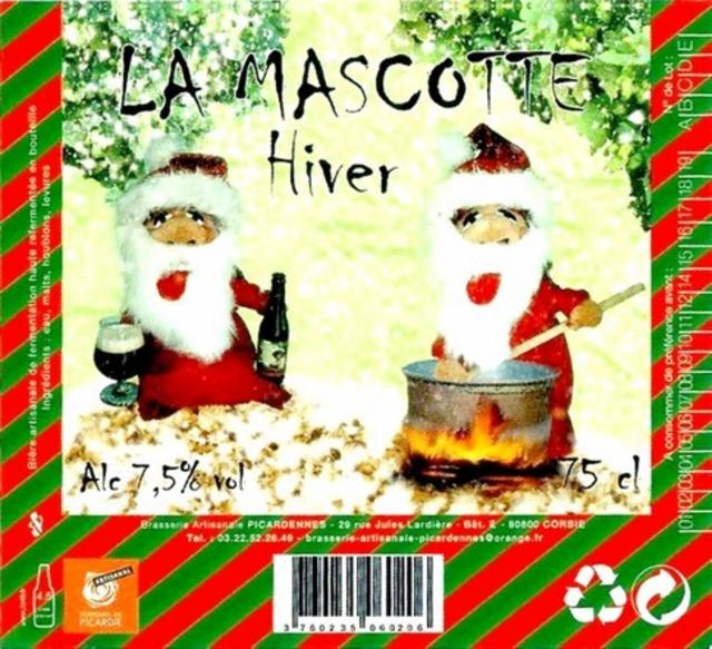 La Mascotte Hiver 7.5%, Brasserie Artisanale Picardennes, France