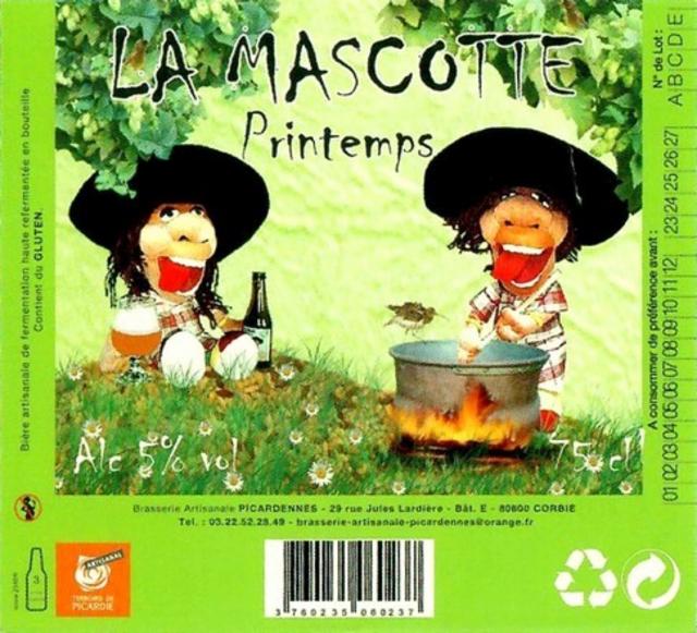 La Mascotte Printemps, Brasserie Artisanale Picardennes