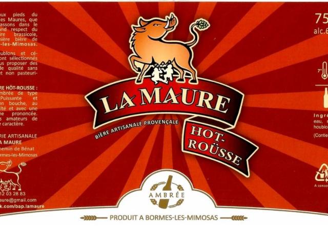 La Maure Hot-Roüsse 6.5%, Brasserie Des Maures, France