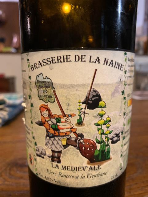 La mediev'ale 4.5%, Brasserie De La Naine, France
