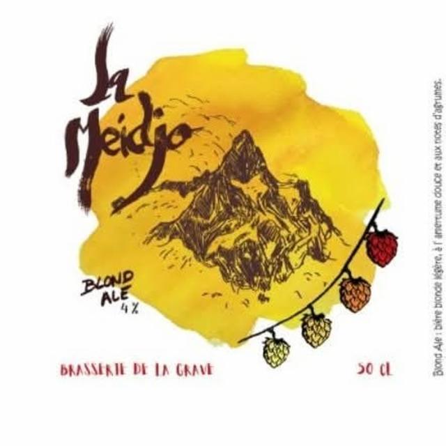 La Meidjo Blond Ale 4.0%, Brasserie De La Grave (La Meidjo), France