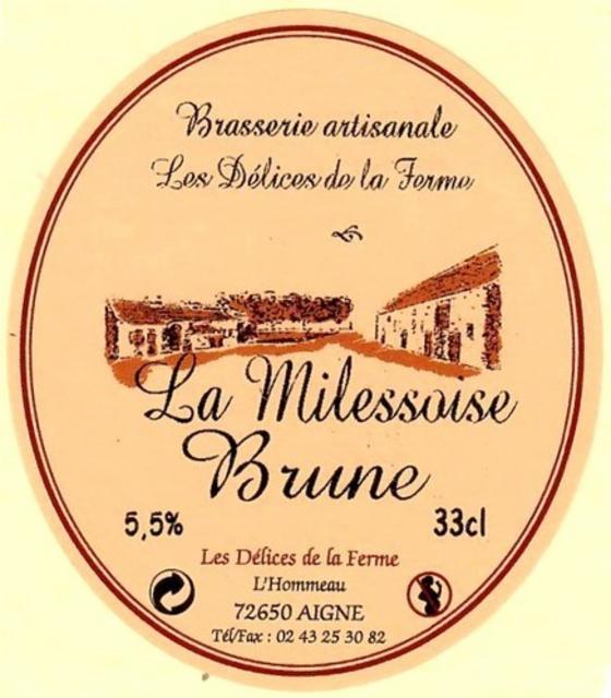 La Milessoise Brune 5.5%, Les Délices De La Ferme, France