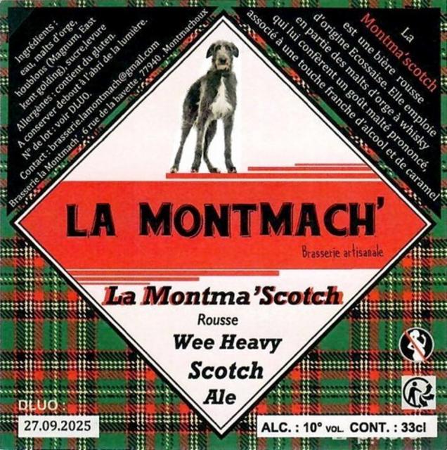 La Montma'Scotch 10.0%, Brasserie La Montmach' [Closed], France