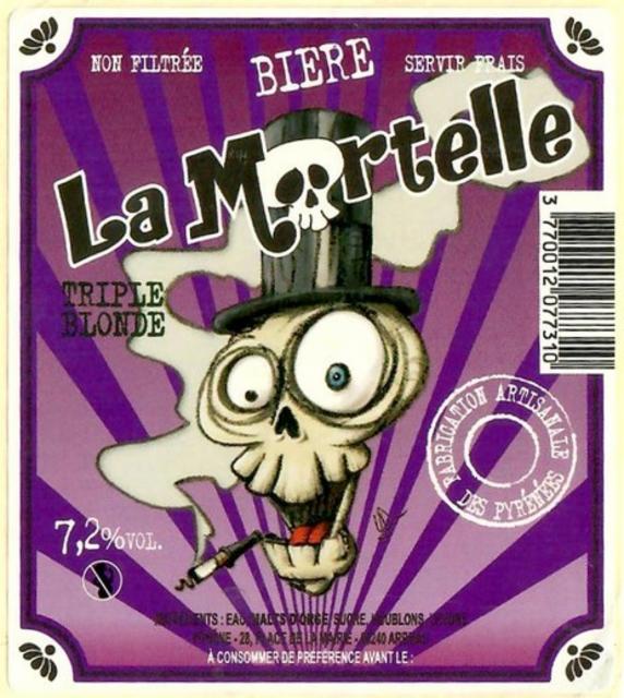 La Mortelle 7.2%, Brasserie L'Aoucataise, France