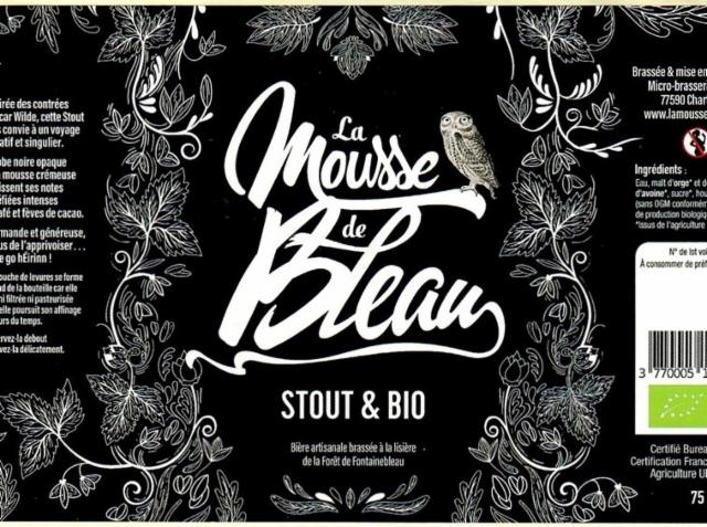 La Mousse De Bleau Stout & Bio 6.0%, Microbrasserie Bacotte [Closed], France