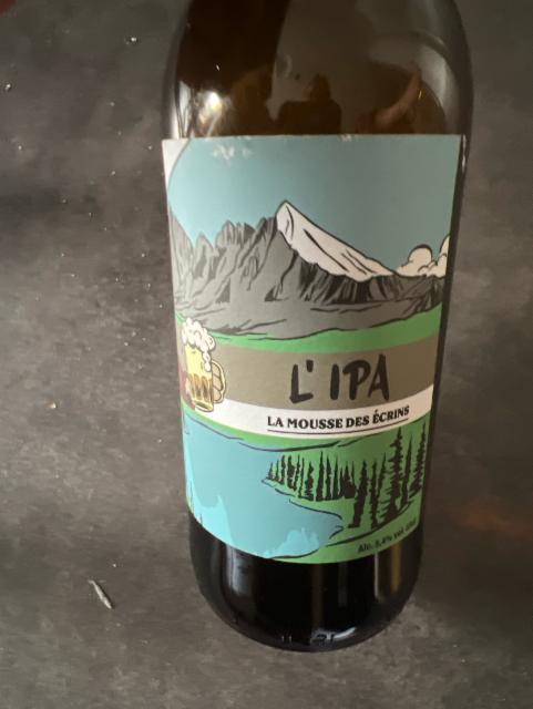 La mousse des écrins l'ipa 5.4%, Sas mousse des écrins, France
