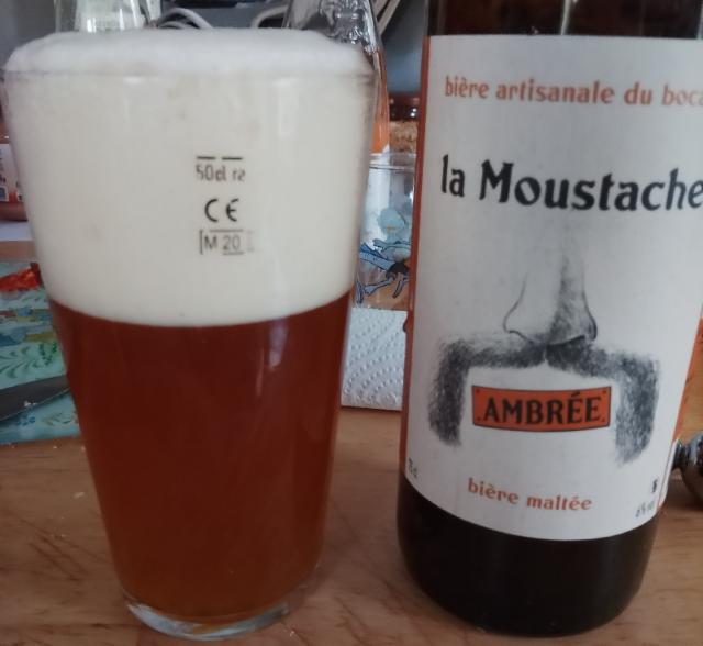 la moustache ambrée, Brasserie Des Forges (La Moustache)