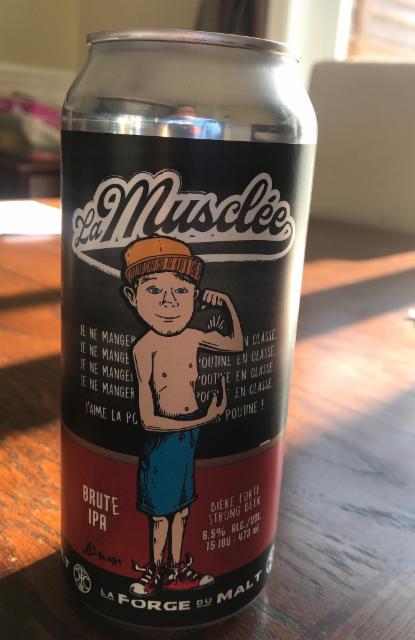 La Musclée 6.5%, La Forge du Malt - Microbrasserie, Canada