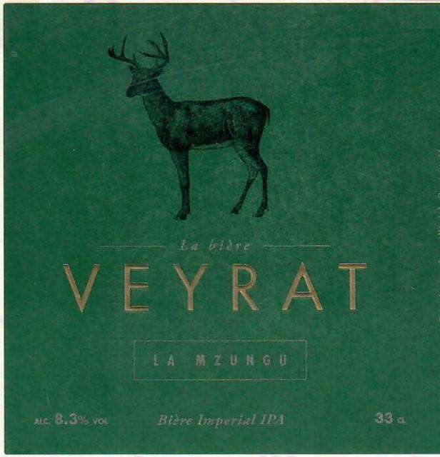 La Mzungu 8.3%, Brasserie Veyrat, France
