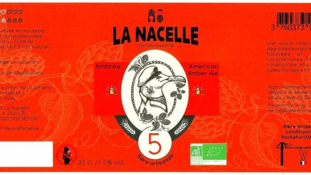 La Nacelle American Amber Ale 5.0%, La Nacelle [Closed], France