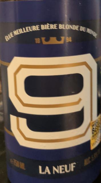 La Neuf 5.9%, Brouwerij De Brabandere (Bavik), Belgium