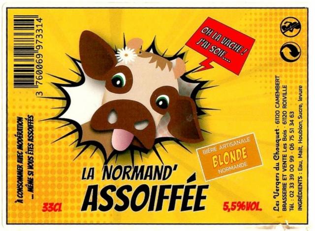 La Normand' Assoiffée Blonde 5.5%, Les Vergers Du Chouquet (La Normand'Assoiffée), France